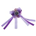 thumbnail image 4 of Precioso Novio de Boda Novia Boutonniere Ramillete Muñeca Flor Broche Pin Cinta Púrpura Sunnimix Corsage Boutonniere, 4 of 8