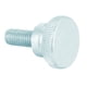 thumbnail image 1 of Tornillos De Cabeza Moleteada, 10 Piezas Apriete A Mano Los Pernos Tornillos De Pulgar M8 Pernos De Cabeza Moleteada Plana De Acero Al Carbono Galvanizado M8, 1 of 7