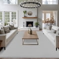 thumbnail image 3 of 5'x8' Area Rugs, Light Grey Indoor Outdoor Area Rug for Living Room Bedroom, Solid Color Farmhouse Gray Washable Bathroom Rugs Kitchen Floor Carpet Mats Home Decor Aesthetic, 3 of 8