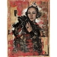 thumbnail image 3 of Wiley, Marta G. 19x24 Black Modern Framed Museum Art Print Titled - Vintage Goddess I, 3 of 5