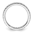 thumbnail image 2 of Auriga Fine Jewelry 14K White Gold Size 7.5 U-Shared Prong 1 carat Diamond Complete Eternity Band for Women, 2 of 6