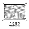 thumbnail image 1 of DYNWAVECA Generic Car Rear Cargo Net Cargo Storage Net Fixed Function Wear Resistant Practical Trunk Storage Net for Trip Outdoor 70cmx70cm, 1 of 9