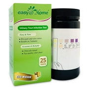 Easy@Home Urinary Tract Infection (UTI) Test Strips, UTI-25P, 25 count