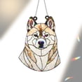 thumbnail image 6 of 89Bloom Akita Inu Stained Glass Hologram Ornament, Dog Stained Glass Suncatcher Ornaments Home Decor, Dog Holographic Ornaments, 6 of 7