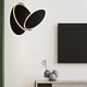 thumbnail image 2 of Aplique de pared LED creativo, giratorio 360 grados, moderno, acrílico. Negro ovalado, 2 of 6