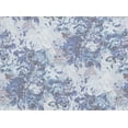 thumbnail image 2 of Zelouf Print On Yoryu  , Sewing, DIY, Crafts Fabric by the Yard, 409 Blue/grey, 10 Yard, 2 of 2