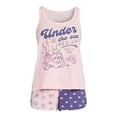 thumbnail image 5 of Disney's Little Mermaid Women's and Women's Plus Shorty Pajama Set, 2-Piece, 5 of 5