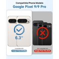 thumbnail image 2 of Aqwal-magnnetic pour Pixel 9 / Étui Pixel 9 Pro, [2 Pack Screen Protector][Compatible with MagSafe][10 Pieds Military Grade Shockproof] Étui de Protection Robuste et Durable pour Google Pixel 9/9 Pro, 2 of 4