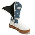 thumbnail image 7 of kkdom Kids Cowgirl Boots Girls Cowboy Western Lightweight Mid Calf Riding Fashion Boots Blue Size 2 Little Kid, 7 of 7