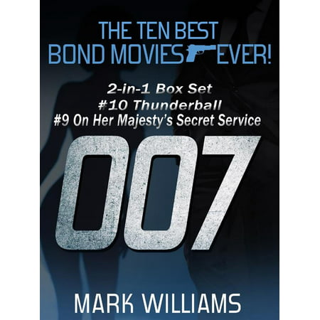 The Ten Best Bond Movies...Ever! 2-in-1 Box Set: #10 Thunderball and #9 On Her Majesty's Secret Service -