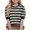 Black, variant on Gpaecead Fall & Winter Stripe Crewneck Knit Sweaters for Boys and Girls XL Black
