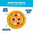 thumbnail image 5 of BARK Box Tossing Pizza Frisbee Disc Dog Toy with Crinkle, Rope, and Squeaker, 5 of 8