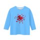 thumbnail image 5 of Blusas y camisas de manga larga con cuello redondo y estampado infantil, manga 3/4/cuello redondo tres cuartos, camisa y top para niños, top de poliéster para niños, 5 of 5