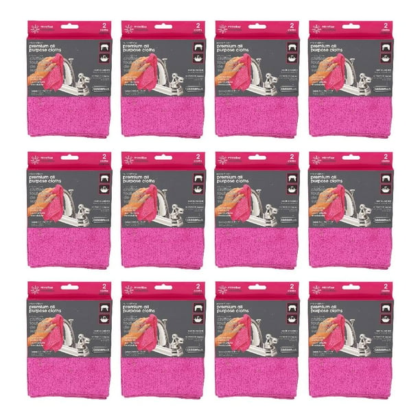 Casabella 8511274 Microfiber All Purpose Cloths Rags Cleaning Premium
