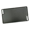 thumbnail image 3 of yuksok Cast Iron Griddle Plate Flat and Ridged Surfaces Cast Iron Reversible Grill for, 3 of 7