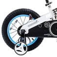 thumbnail image 4 of RoyalBaby Vélo pour Enfants 16 Pieds' avec Béquille et Roues Stabilisatrices, Bleu, 4 of 9