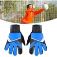 thumbnail image 6 of Goalkeeper Gloves Rubber Cotton Anti Collision Soccer Goalie Gloves for Kids Boys, 6 of 9