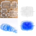 thumbnail image 4 of 12 piezas de silicona elástica para tazón de comida, envolturas de almacenamiento, sellos, tapas, tamaño múltiple Baoblaze Tapas elásticas de silicona, 4 of 8