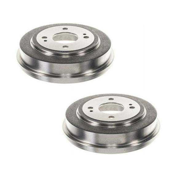 Rear Brake Drum Set - Compatible with 1992 - 2000 Honda Civic 1993 1994 1995 1996 1997 1998 1999