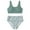 Green, variant on Big Girls 2 Pieces Swimsuit Kids Floral Tankini Swimwear Teen Bathing Suits 8-14 Years