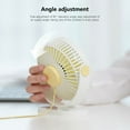 thumbnail image 3 of sruoe Fan Desk Fan, Tabletop Fans for Home, Tabletop Fans on Clearance, Personal Fan, Rechargeable Fan, Desk Fan USB, Desk Fans Small Quiet, All Fans Sleep Fan Air Circulator Travel Fan, 3 of 5