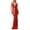 Red, variant on KHONTS Women's Sparkly Sequin Prom Dress V Neck Long Formal Evening Party Gowns White S