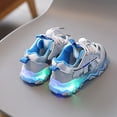 thumbnail image 4 of Bwdbhd Toddler Sneakers Toddler Shoes for Girls Children Baby Girls Boys Shoes Sport Sneakers Shoes Light Up Shoes(Toddler/Little Kids/Big Kids) Gray,10.5, 4 of 5