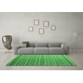 thumbnail image 3 of Ahgly Company Indoor Square Abstract Emerald Green Modern Area Rugs, 6' Square, 3 of 4
