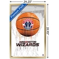 thumbnail image 3 of NBA Washington Wizards - Drip Basketball 21 Wall Poster, 22.375" x 34", Framed, 3 of 3