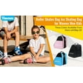 thumbnail image 2 of Roller Skates Bag, Ice Skate Bags Breathable Skating Bag, Large Capacity Skates Bags Fits Quad Skates, Inline Skate and Most Roller Skate Accessories Pink, 2 of 14