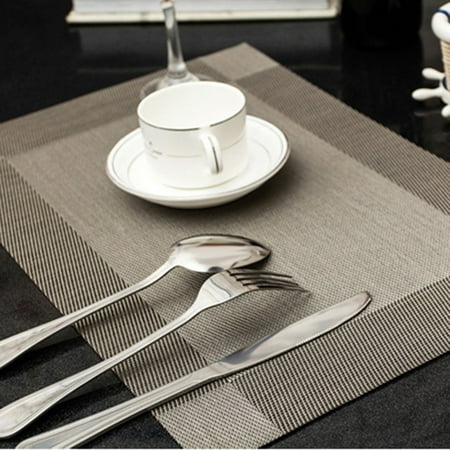 moonmini pvc place mats heat insulation pvc placemats stain resistant woven vinyl table mats - Kitchen Table Mats moonmini pvc place mats heat insulation pvc placemats stain resistant woven vinyl table mats - Kitchen Table Mats