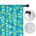 thumbnail image 4 of Blackout Kids Curtains,Blue Cartoon Dinosaurs Pattern Childrens Insulated Curtains Set Of 2,Bedroom Essentials,Toddler Room Decor 42"x54", 4 of 5
