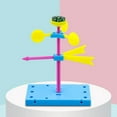 thumbnail image 2 of Toys for Kids Rc Helicopters Wind Vane Children's Science Toy Set Toy Station Wind Vane Diy Assembly Wind Vane Model Windmill Plastic Indicator Tool Science Kits for Kids, 2 of 7