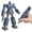 #022-Blue, variant on Meggemo 2-in-1 Rotatable RC Deformation Toy - Electronic Pen Robot with Deformable Design, Great for Creative Play & Holiday Gifting for All Ages