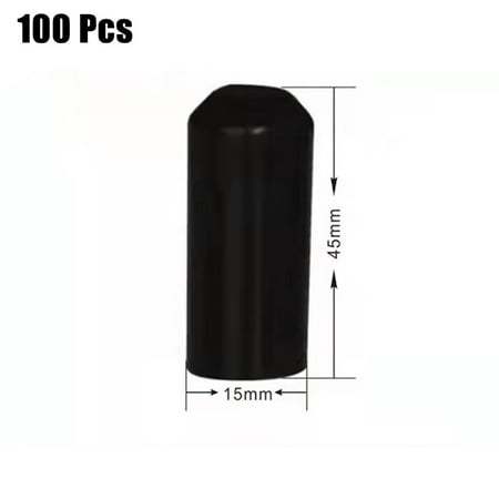 

100pcs Warm Shrink End Cap Heat Shrink Cap Waterproof Protection For Cable End