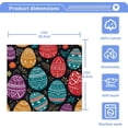 thumbnail image 5 of Easter Eggs Washcloths Set of 2-12 x 12 inch Pure Cotton Wash Cloth Highly Absorbent and Soft Fingertip Towels Face Cloths for Bath, Spa Wash cloth, 5 of 7