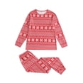 thumbnail image 4 of Christmas Family Matching Pajamas  Pajamas, Printed Long-Sleeve Tops with Pants Suit/Jumpsuit for Adult, Kid, Baby, 4 of 9