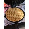 thumbnail image 6 of Old Fashioned Waffle Iron, Cast Iron - #1100 Traditional Waffle Maker - Heavy Duty Non-Stick Cooking - Stovetop & Campfire Compatible - Gift Idea Black, 6 of 8