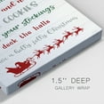 thumbnail image 4 of Santa's Rules- Gallery Wrapped Canvas, 4 of 9