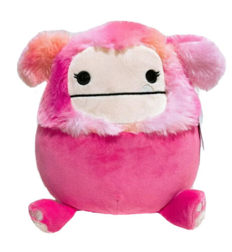 Squishmallows Kellytoy Official 8' Hailey the Hot Pink Bigfoot Plush Doll Super Soft