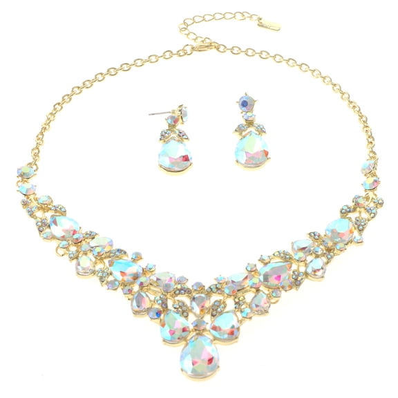 Rhinestone Necklace Set