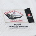thumbnail image 4 of Men's Mitchell & Ness Jerome Brown White Philadelphia Eagles 1991 Authentic Throwback Retired Player Jersey, 4 of 7