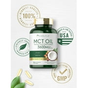 MCT Oil Capsules 3600 mg | 70 Softgels | Keto Coconut Oil Pills | by Carlyle