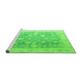 thumbnail image 2 of Ahgly Company Machine Washable Indoor Rectangle Oriental Green Traditional Area Rugs, 7' x 9', 2 of 4