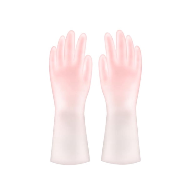 SGACAI Guantes de cocina Guantes impermeables para lavar platos Guantes de goma calientes