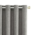 thumbnail image 2 of RISSIEN Extra Long Burlap Linen Farmhouse Curtains 168 inch Length 2 Panels for Living Room Textured Thick Light Filtering Privacy Window Curtain Drapes with Grommet 14ft (52x168 Gray Coffee) Natural, 2 of 7