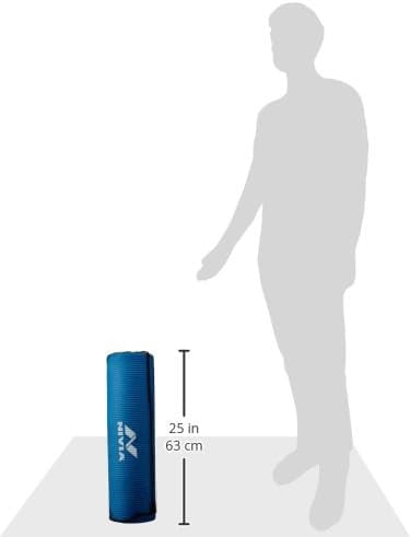 Nivia 1454BL 10 mm Anti-Skid Yoga Mat - Blue
