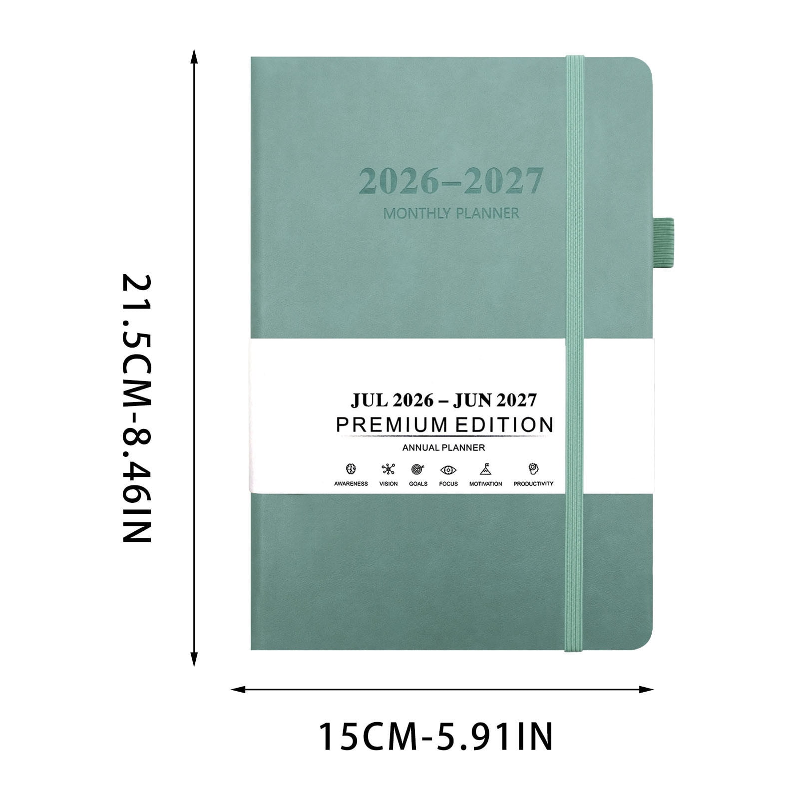 Tuvgenk Subject Notebook A5 Blue Journal Solid Thick Travel Diary