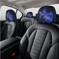 thumbnail image 6 of Renewold Sea Turtle Galaxy Black Car Seat Cover 11 PCS for Men Women Car Seat Protector with Steering Wheel Cover Headrest Cover Cup Coasters Handbrake Cover Gear Shift Knob Cover Car Coasters, 6 of 7