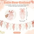 thumbnail image 3 of Dalrosia Bow Garland Banner for Bachelorette Party Decorations Satin Ribbon Bow Knot Hanging Garland Banner Red Coquette Birthday Decor for Bridal Shower Wedding Engagement Party Supplies Favors, 3 of 5